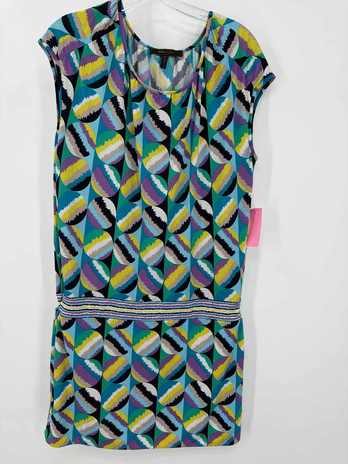 Pre-Owned BCBG Blue Size Medium Short Short Sleeve Dress | True Fashionistas.