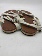 Pre-Owned Gucci White Size 7.5 Strappy Sandals | True Fashionistas.