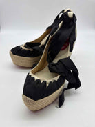 Pre-Owned Christian Louboutin Ivory Size 37 Wedge Heels | True Fashionistas.