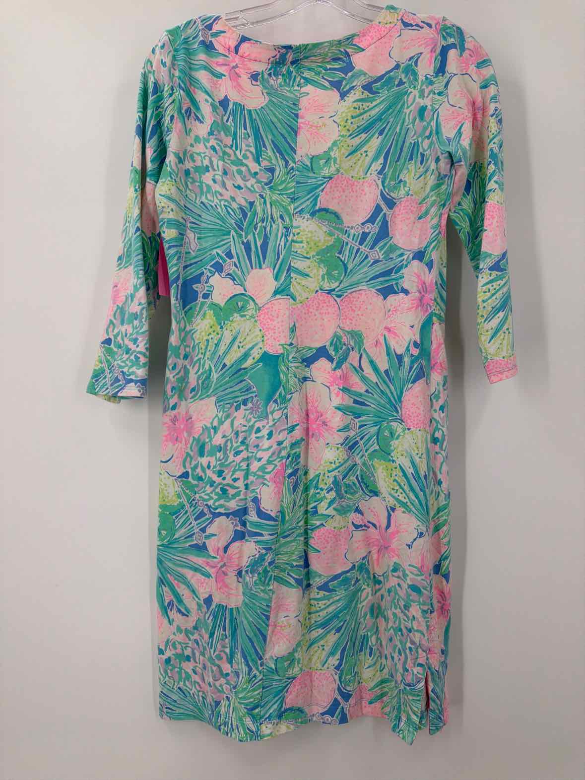 Pre-Owned Lilly Pulitzer Blue Size Small Short Long Sleeve Dress | True Fashionistas.