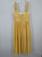 Pre-Owned Post Meridiem Yellow Size Large Long Evening Gown | True Fashionistas.
