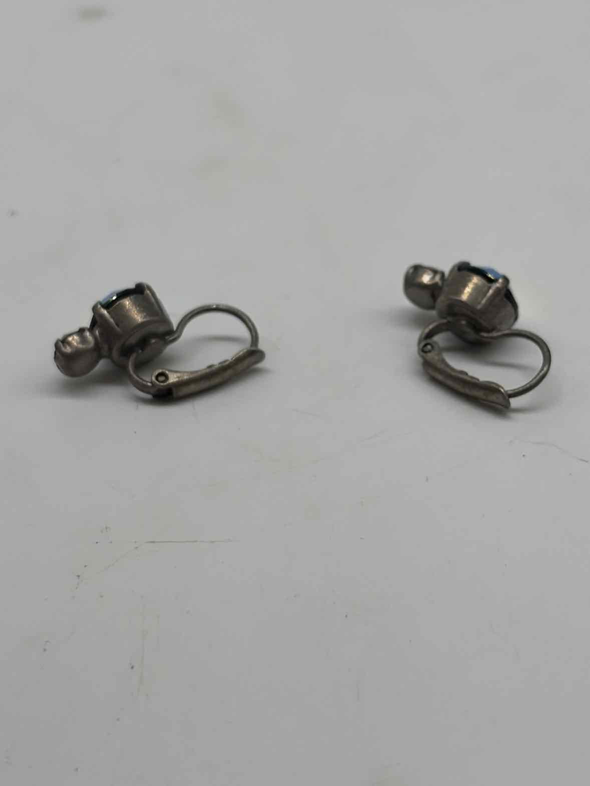 Multi-Color Two Stone Hoop Earrings | True Fashionistas.