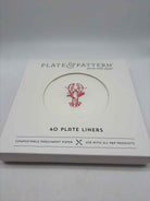 Plate & Pattern White Lobster 40 Paper Liners | True Fashionistas.
