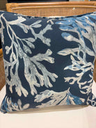 Blue Coral  Pillow | True Fashionistas.