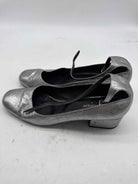Pre-Owned Saint Laurent Grey Size 10 Block Heel Heels | True Fashionistas.