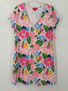 Pre-Owned Kaeli Smith Pink Size Medium Short Short Sleeve Dress | True Fashionistas.