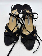 Pre-Owned Manolo Blahnik Black Size 36 Strappy Heels | True Fashionistas.