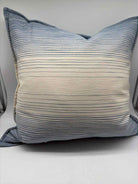 Ralph Lauren Striped Blue Pillow | True Fashionistas.