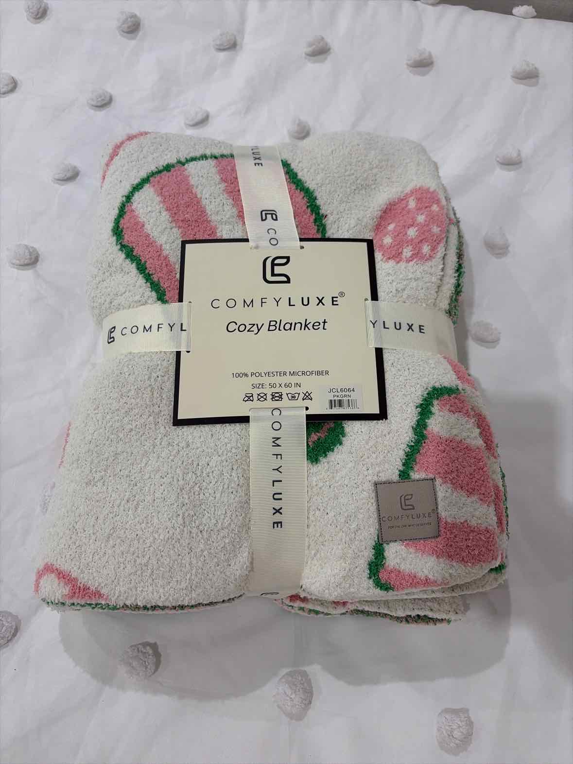 Pink Pickleball Blanket | True Fashionistas.