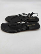 Pre-Owned Prada Black Size 7 Thong Sandals | True Fashionistas.