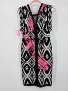 Pre-Owned Herve Leger Black Size Small Knit Bodycon Short Sleeveless Dress | True Fashionistas.