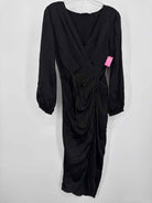 Pre-Owned Amanda Uprichard Black Size Small Long Long Sleeve Dress | True Fashionistas.