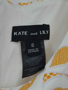 Pre-Owned Kate and Lily Yellow Size 6 Short Sleeveless Dress | True Fashionistas.