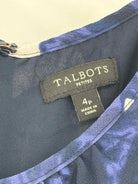 Pre-Owned Talbots Navy Size 4 Short Sleeveless Dress | True Fashionistas.