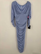 Pre-Owned Norma Kamali Blue Size Medium Long Long Sleeve Dress | True Fashionistas.