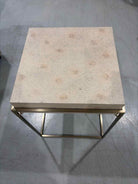 Uttermost Tan Living Room End Table | True Fashionistas.