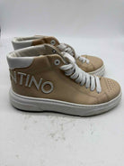 Pre-Owned Valentino By Mario Valentino Tan Size 9 High Top Athletic Shoes | True Fashionistas.