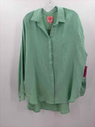 Paradisa Green Size Medium Button Down | True Fashionistas.