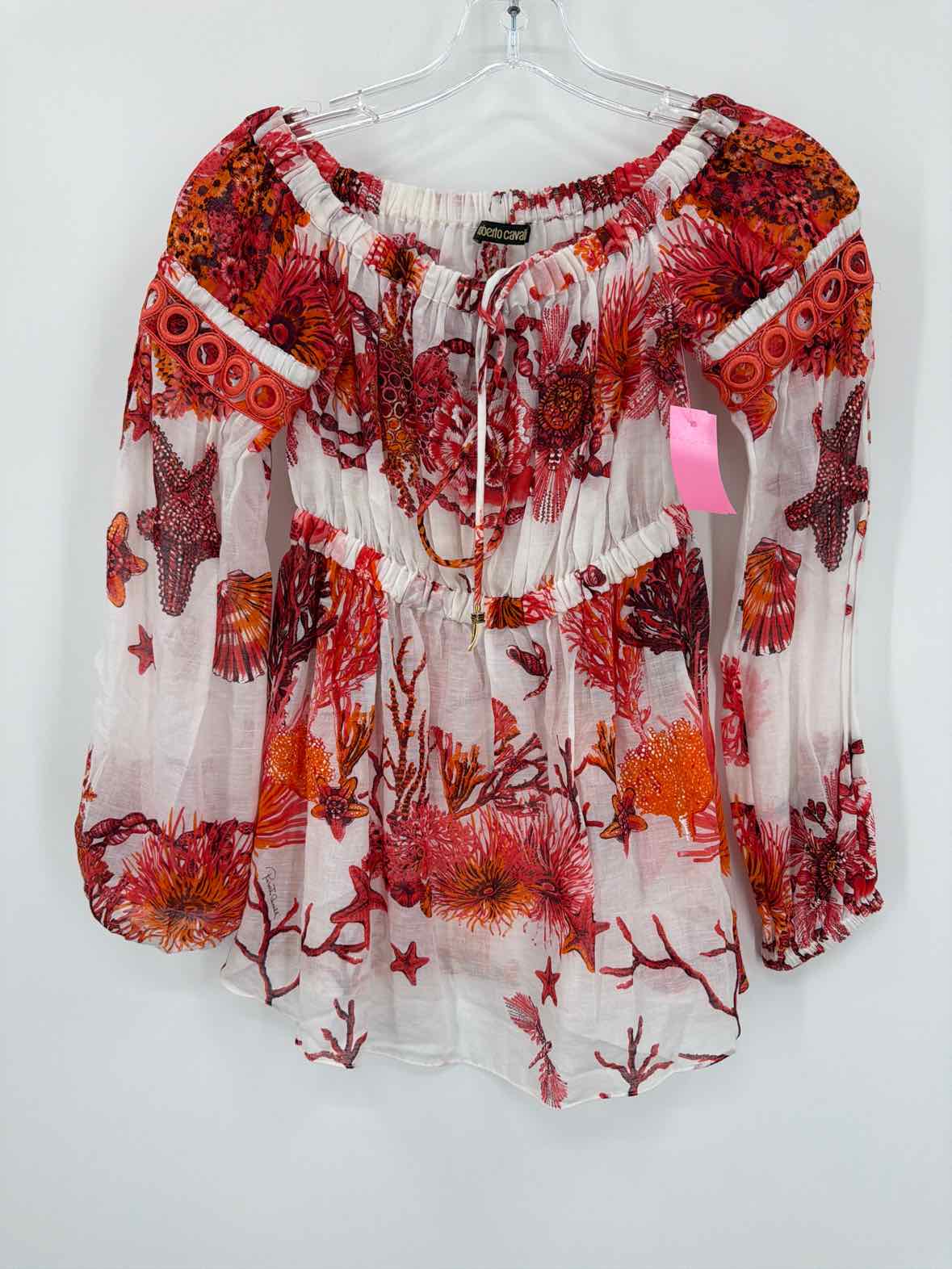 Pre-Owned Roberto Cavalli Red Size 40/6 Blouse | True Fashionistas.