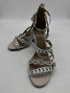Pre-Owned Hermes Tan Size 39 Strappy Heels | True Fashionistas.