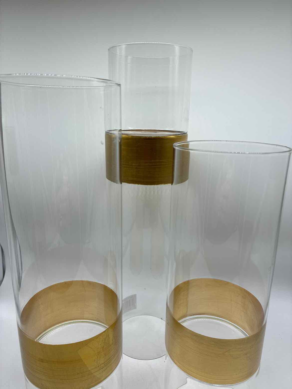 Gold Glass 3 Candle Holder | True Fashionistas.