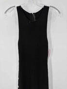 Pre-Owned Alice + Olivia Black Size Large Knit Long Sleeveless Dress | True Fashionistas.