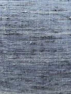 Navy Velvet & Linen Pillow | True Fashionistas.