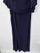 Pre-Owned Sara Campbell Navy Size Large Long Short Sleeve Dress | True Fashionistas.