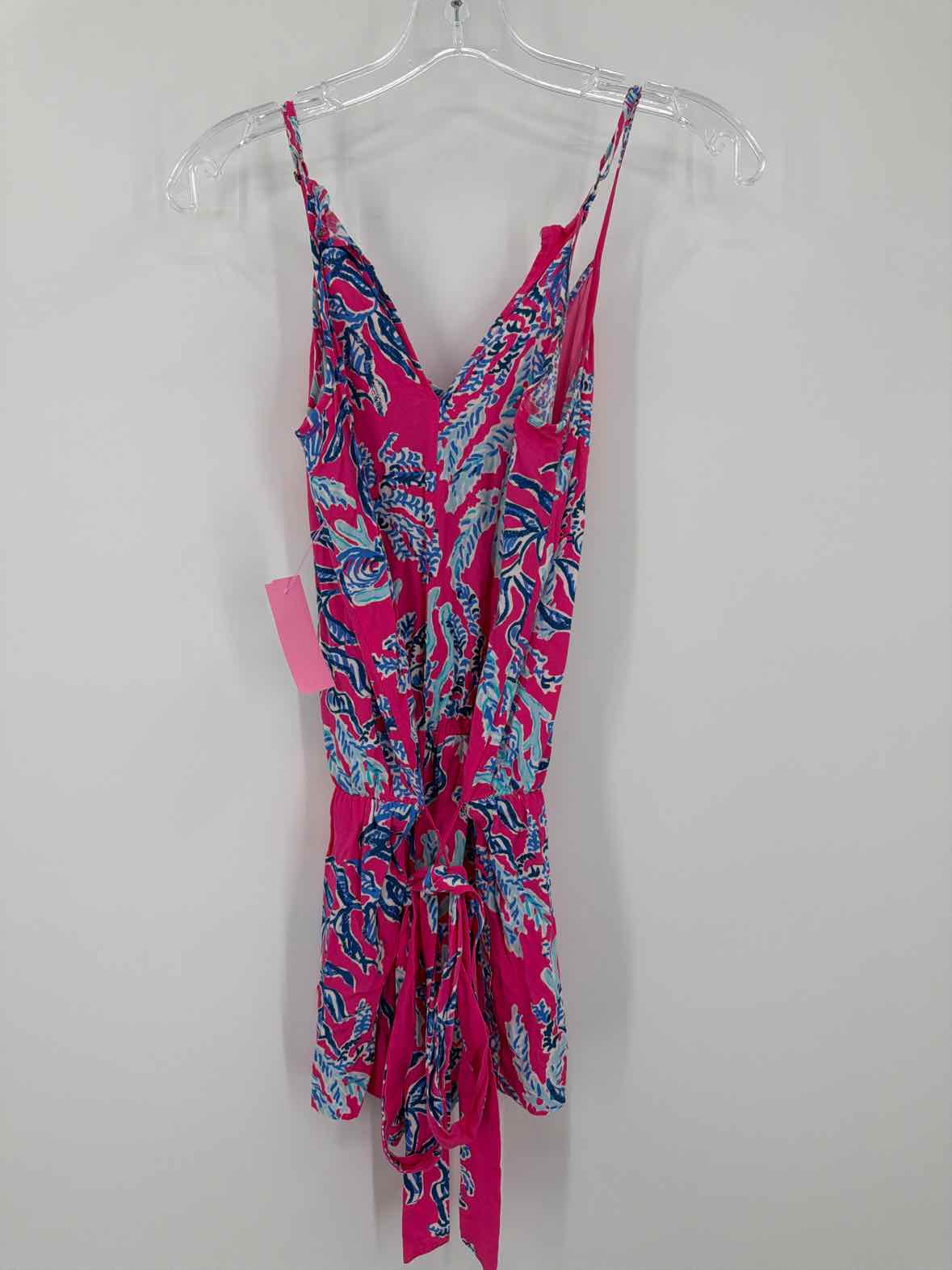 Pre-Owned Lilly Pulitzer Pink Size XS Sleeveless Romper | True Fashionistas.