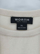 Pre-Owned Worth Ivory Size XL Knit Tank Top | True Fashionistas.