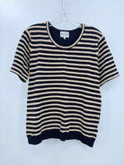 Leo & Ugo Navy Size 10/12 Short Sleeve Sweater | True Fashionistas.