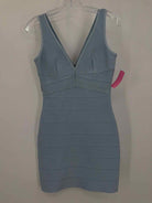 Pre-Owned Vera Wang Maids Blue Size XS Knit Bodycon Short Sleeveless Dress | True Fashionistas.