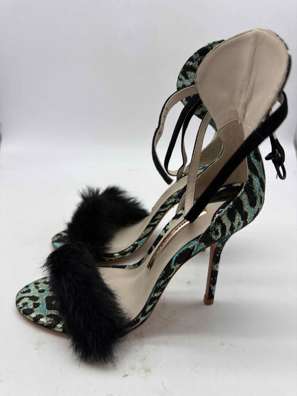 Pre-Owned Sophia Webster Black Size 6 Ankle Strap Heels | True Fashionistas.