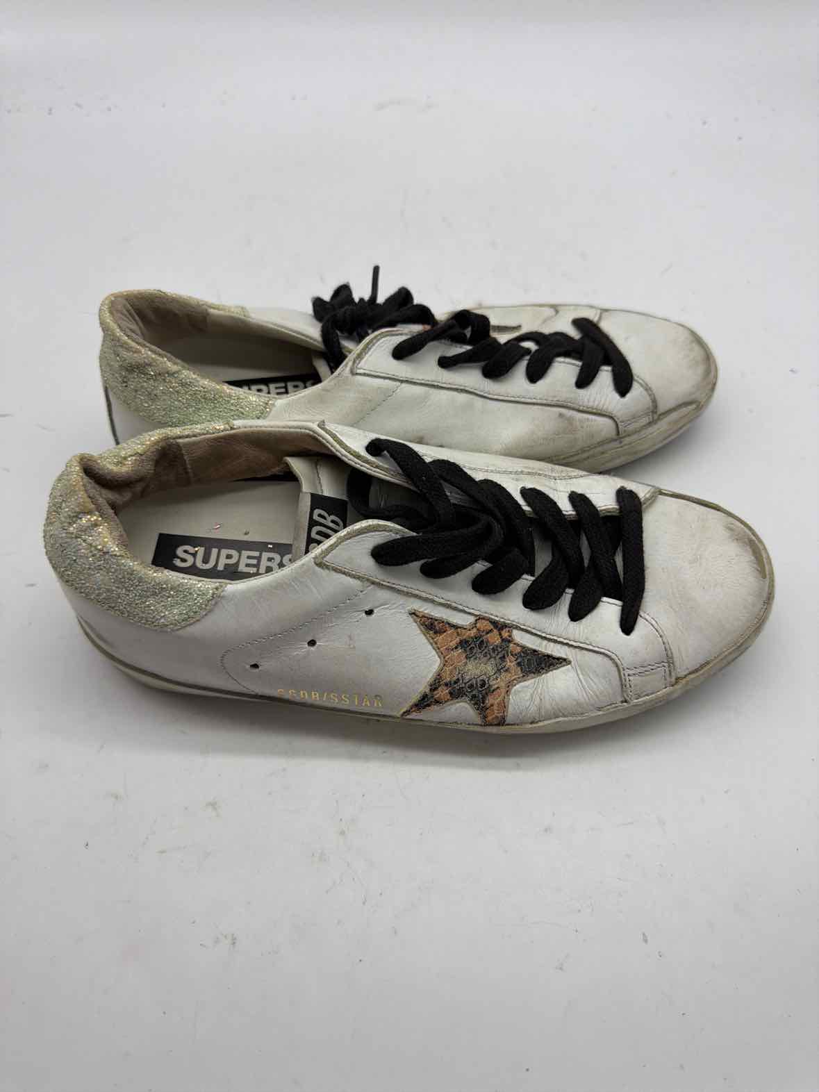 Pre-Owned Golden Goose White Size 7 Fashion Sneaker Athletic Shoes | True Fashionistas.