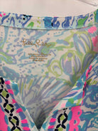Pre-Owned Lilly Pulitzer Blue Size Large Knee Length Long Sleeve Dress | True Fashionistas.