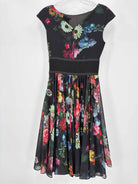 Pre-Owned Ted Baker Black Size 0/2 Short Sleeveless Dress | True Fashionistas.