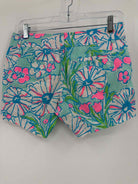 Pre-Owned Lilly Pulitzer Blue Size 00 Callahan Printed Shorts | True Fashionistas.