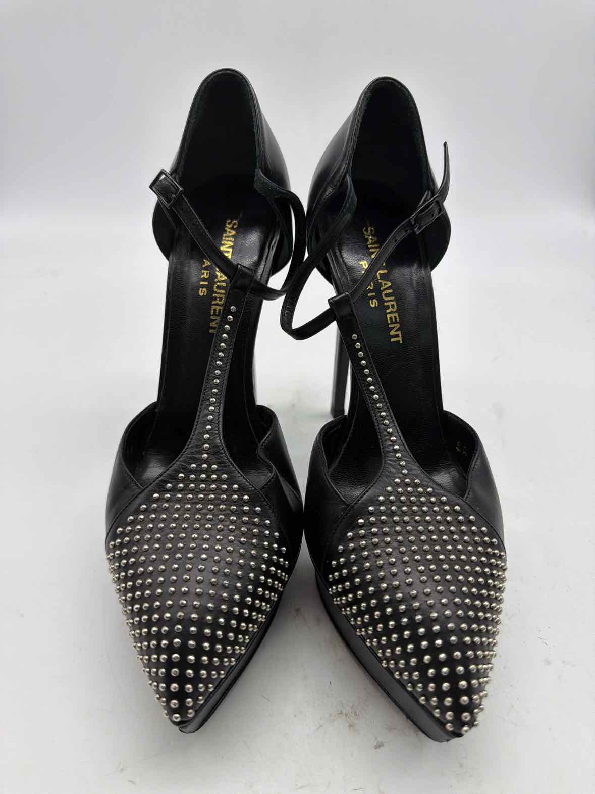 Pre-Owned Saint Laurent Black Size 6 Stiletto Heels | True Fashionistas.