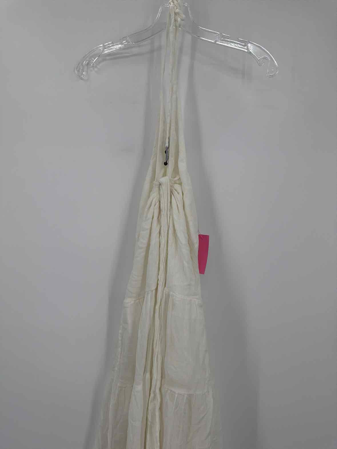 Pre-Owned Free People White Size Medium Long Sleeveless Dress | True Fashionistas.
