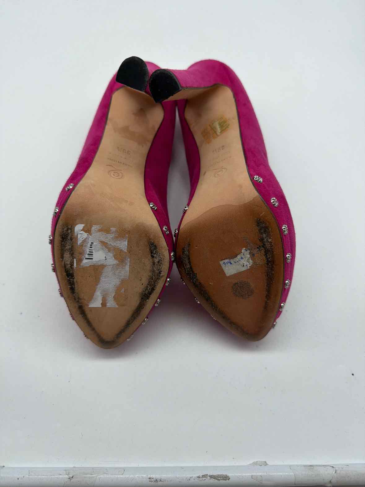 Pre-Owned Alexander McQueen Pink Size 9.5 Peep Toe Heels | True Fashionistas.