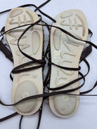 Pre-Owned Emilio Pucci Brown Size 39 Strappy Sandals | True Fashionistas.
