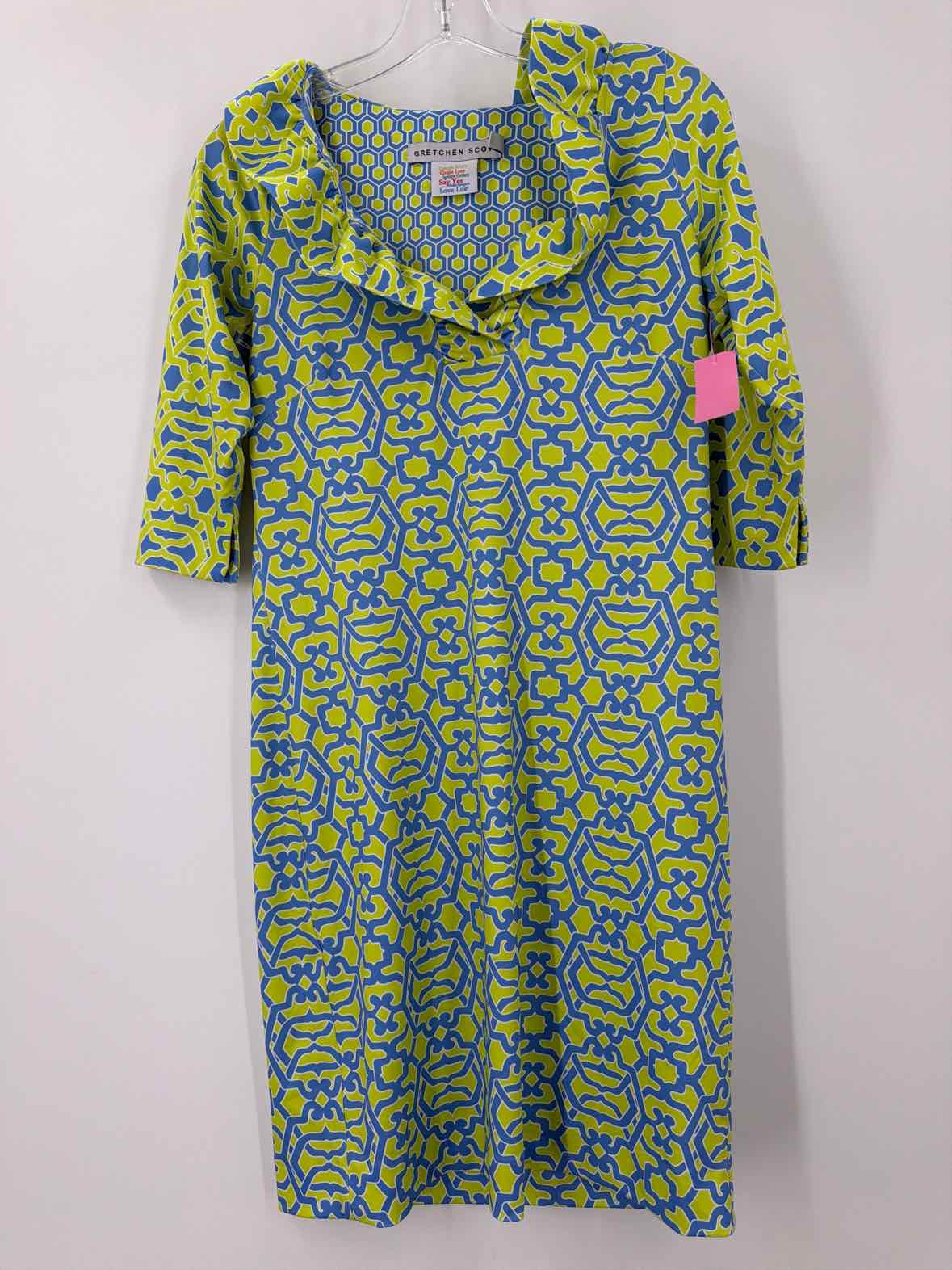 Pre-Owned Gretchen Scott Green Size XS Short Long Sleeve Dress | True Fashionistas.