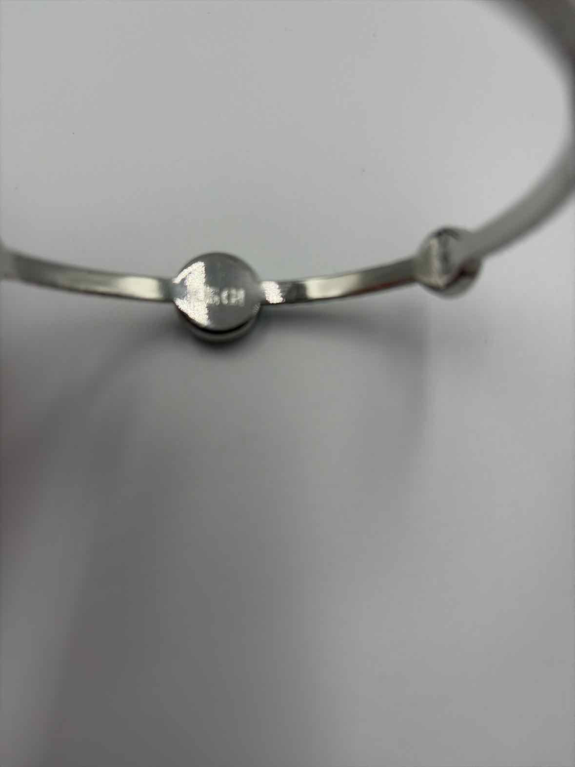 Rj Graziano Silver Bangle Bracelet | True Fashionistas.