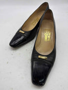 Pre-Owned Salvatore Ferragamo Black Size 8.5 Pump Heels | True Fashionistas.