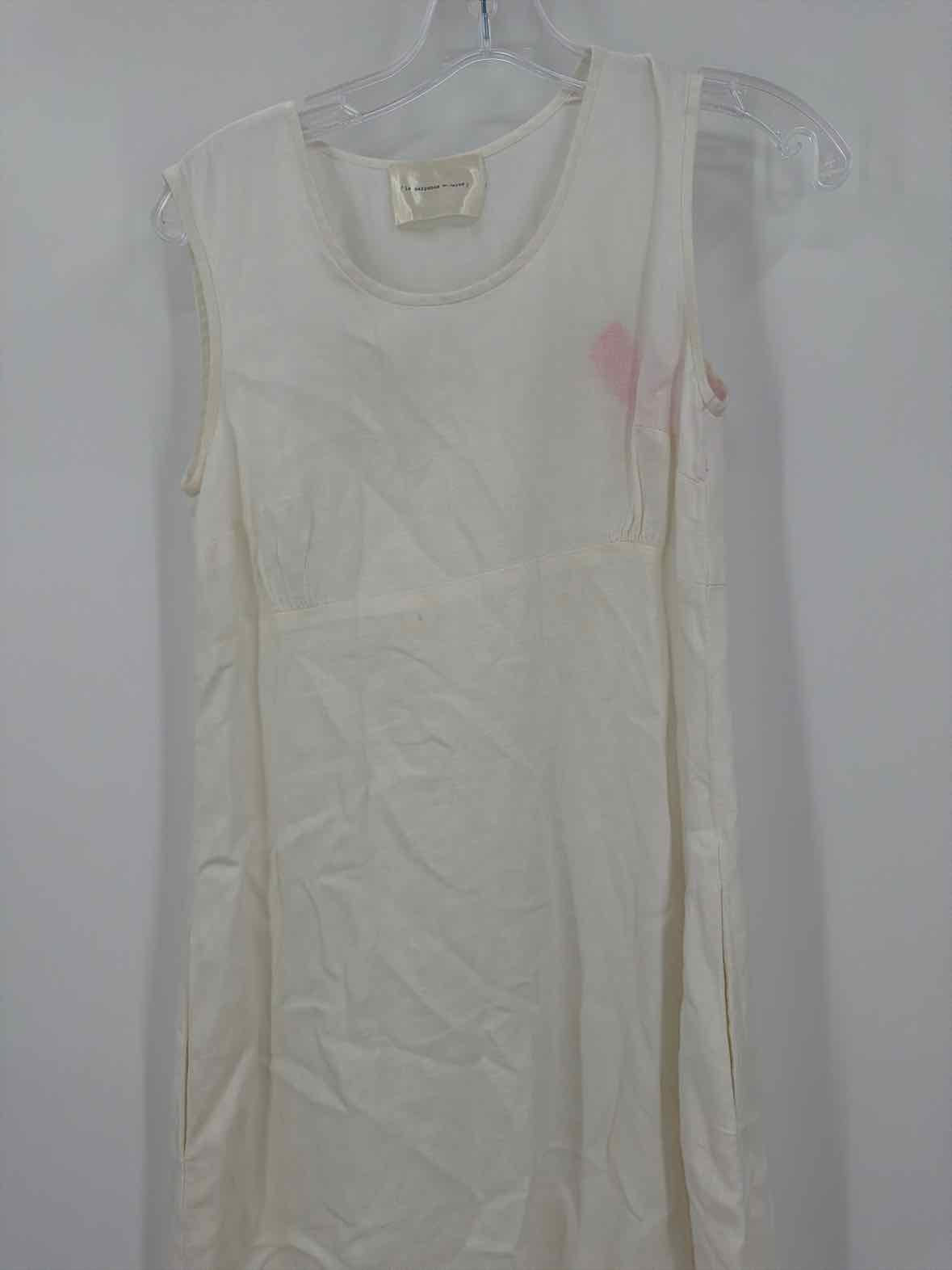 Pre-Owned La Garconne Moderne White Size XS Linen Long Sleeveless Dress | True Fashionistas.