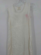 Pre-Owned La Garconne Moderne White Size XS Linen Long Sleeveless Dress | True Fashionistas.