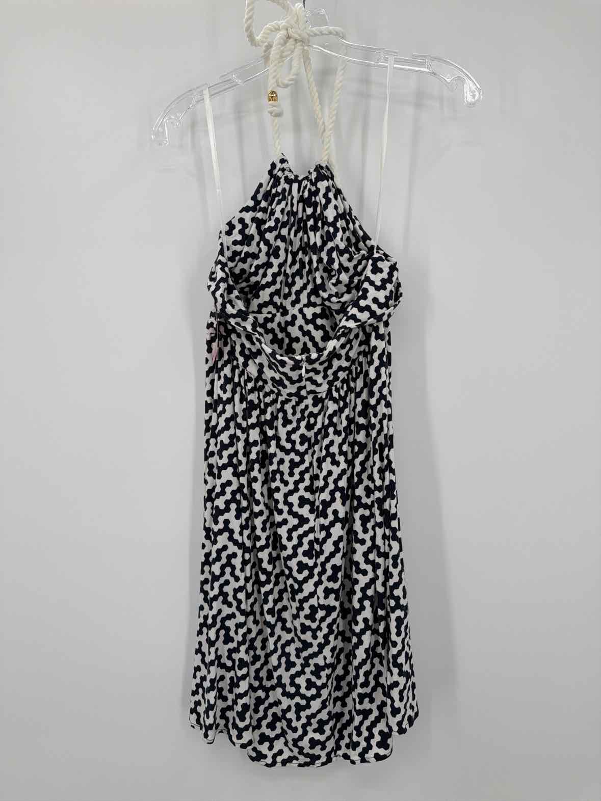 Pre-Owned Milly Black Size Large Short Sleeveless Dress | True Fashionistas.