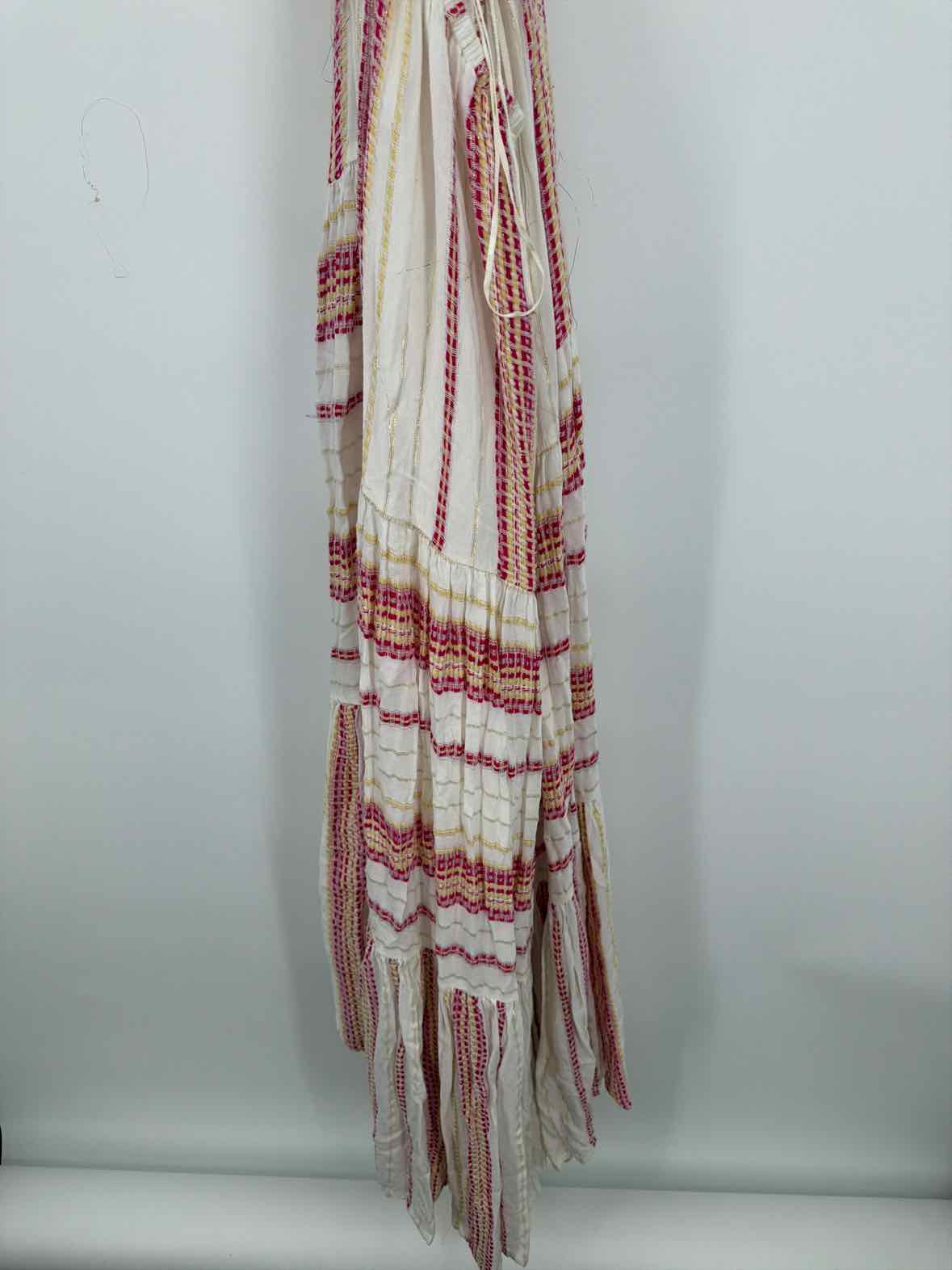 Pre-Owned L Space White Size Large Long Strapless Dress | True Fashionistas.