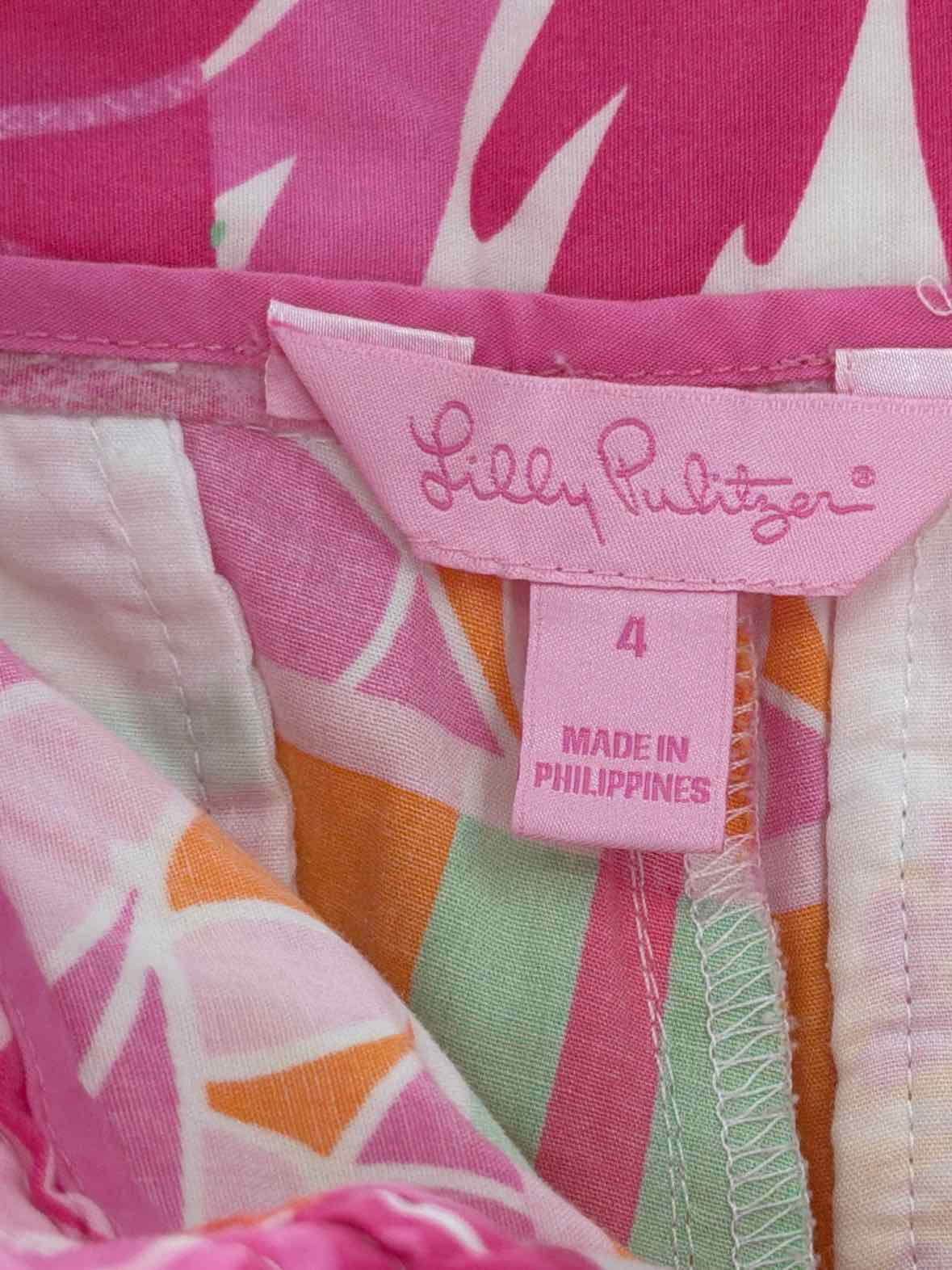 Pre-Owned Lilly Pulitzer Pink Size 4 Printed Shorts | True Fashionistas.