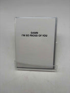 Damn Proud of You Greeting Card | True Fashionistas.